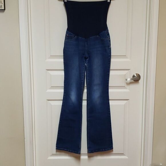 🌹Indigo Blue Maternity Jeans sz L - Picture 5 of 6